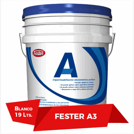 Fester A3 Blanco - Impermeabilizante Acrílico