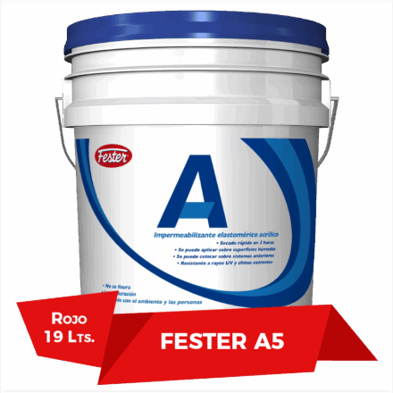 Fester A5 Rojo - Impermeabilizante Acrílico