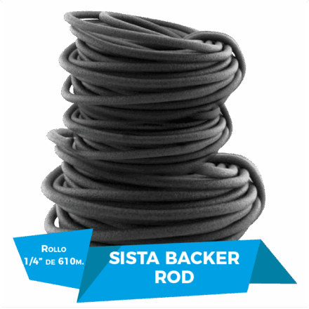 Sista Backer Rod 1 rollo 1/4 pulg de 610 m