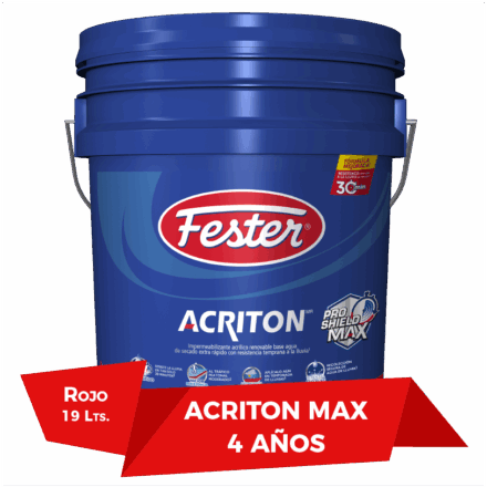 Fester Acriton 4 años Rojo